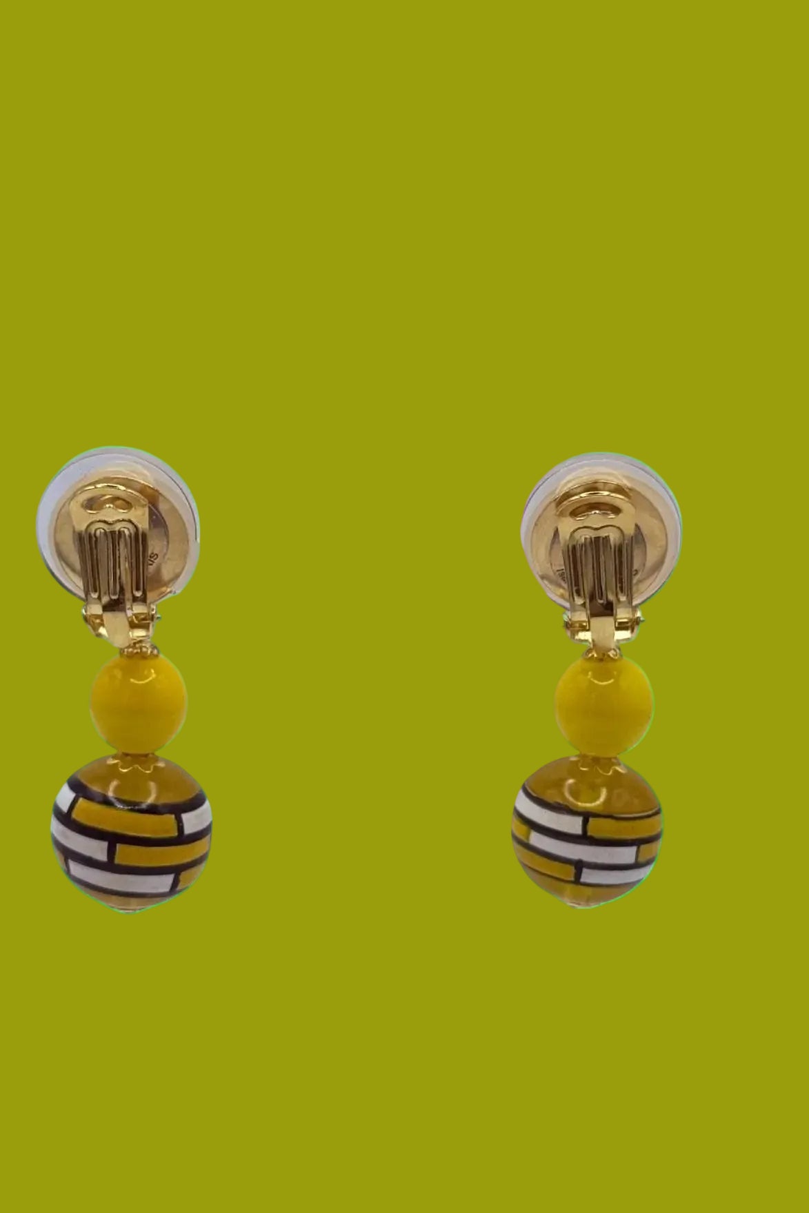 Boucles d'oreilles clips pierre de lune