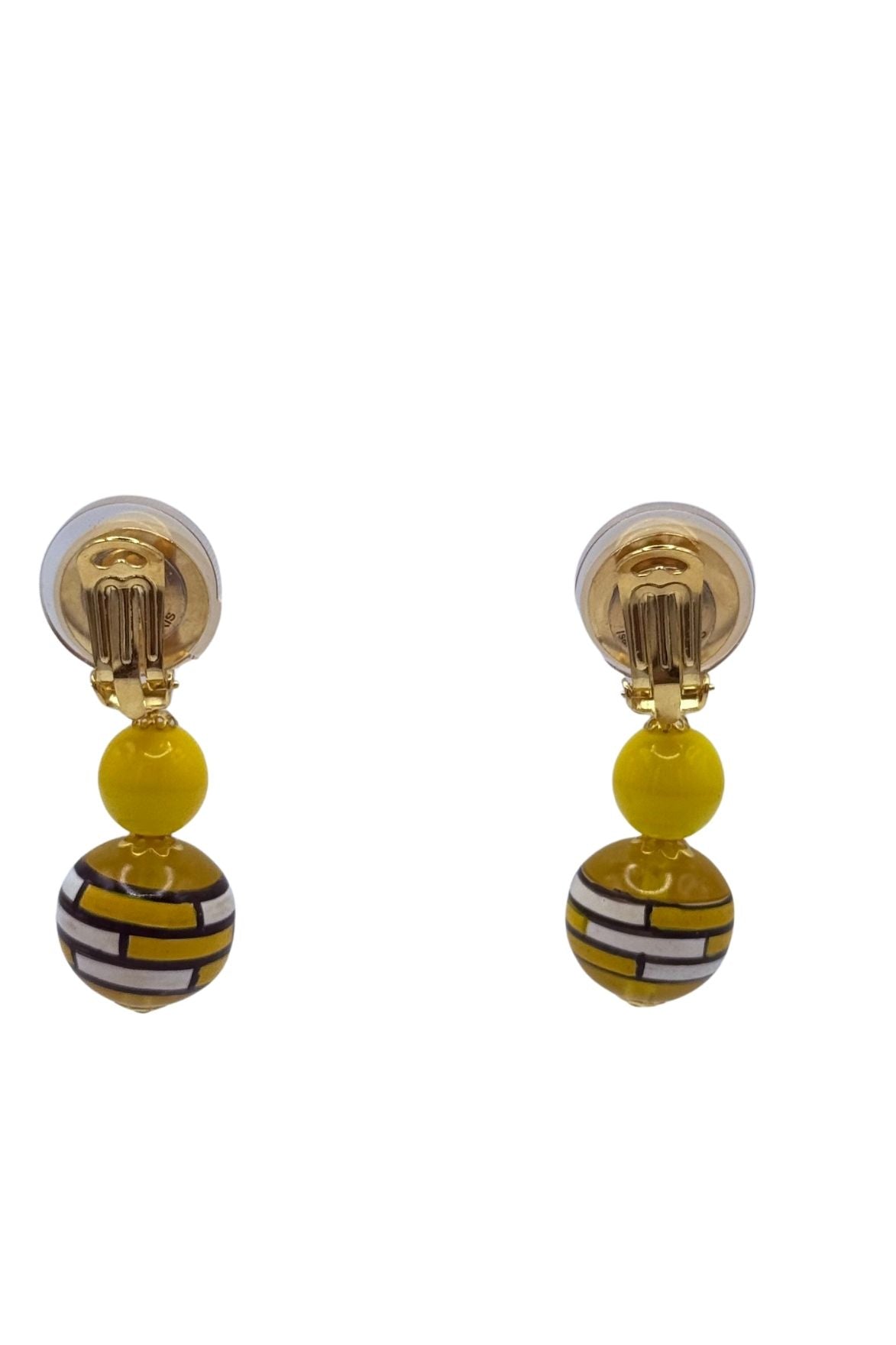 Boucles d'oreilles clips pierre de lune