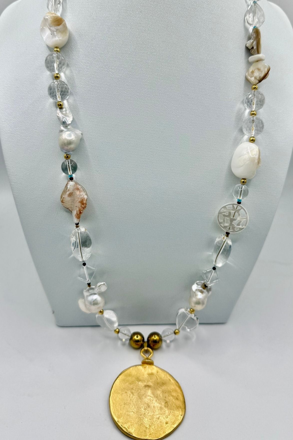 cristal-de-roche, coquillage, Murano